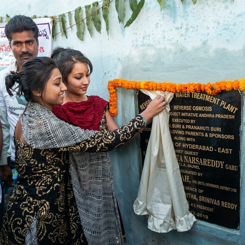 Water Plant Dedication Plaque